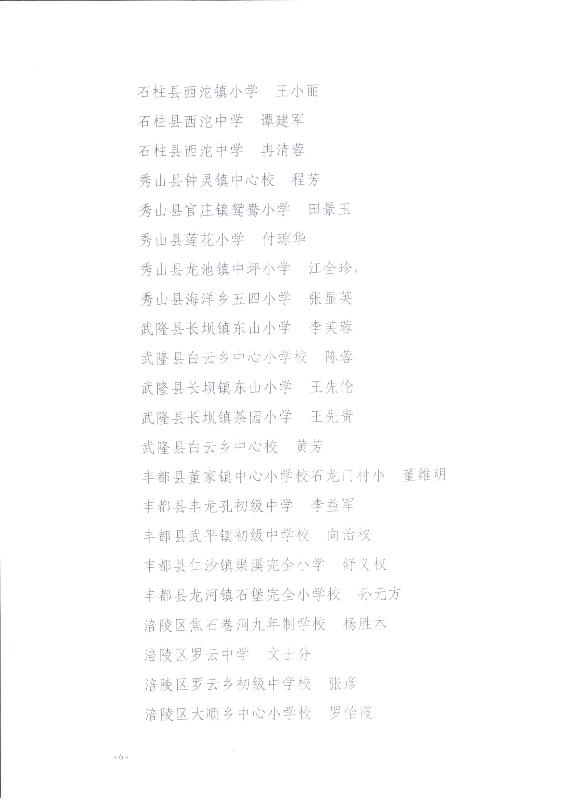 关于奖励美丽乡村教师创新教学团队及优秀贫困大学生的通报(图6)