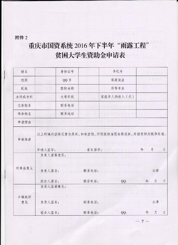 关于做好2016年下半年重庆市国资系统“雨露工程”工作通知(图7)