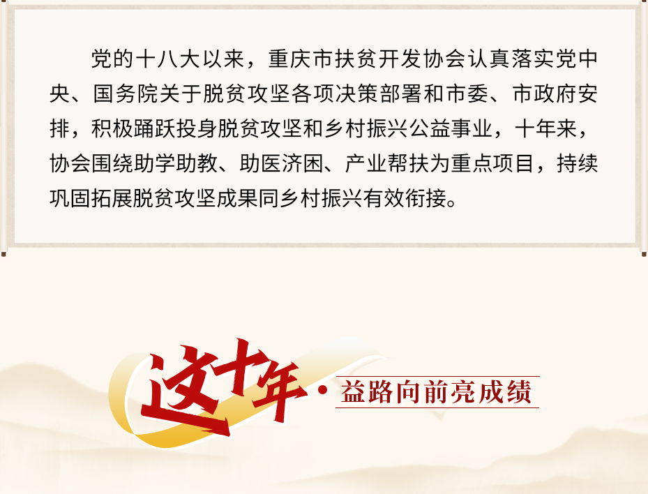 扶贫济困结硕果—重庆市扶贫开发协会这十年(图2)