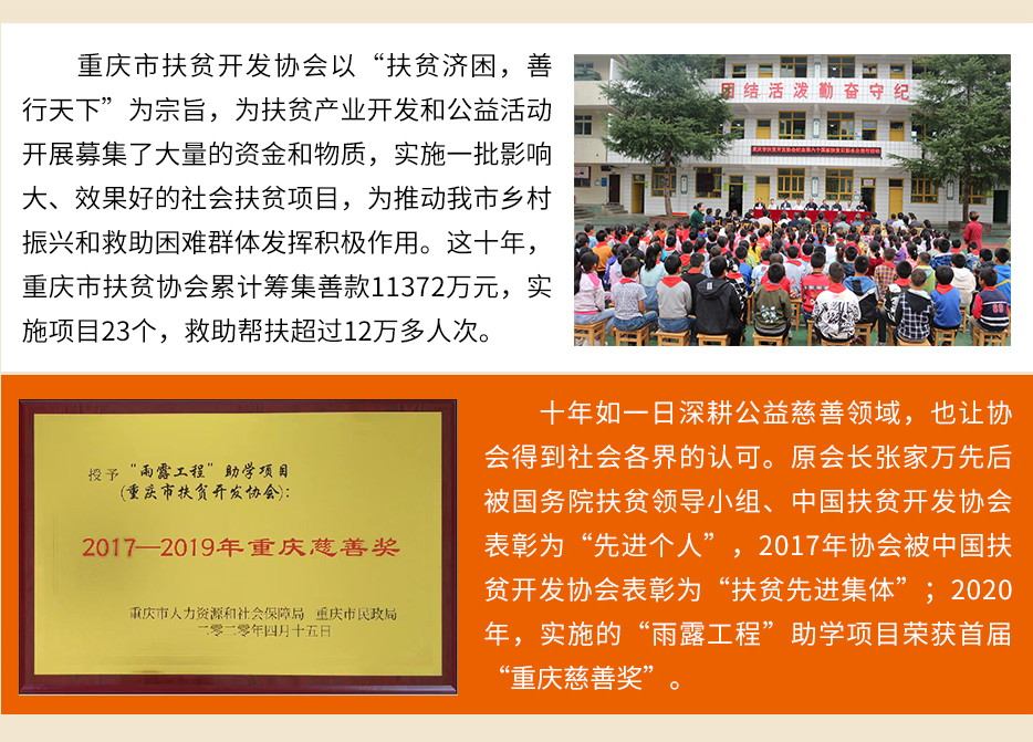 扶贫济困结硕果—重庆市扶贫开发协会这十年(图3)