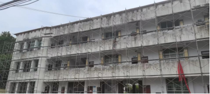 重庆乡村发展协会资助酉阳学校 维护校舍已圆满完成(图1)