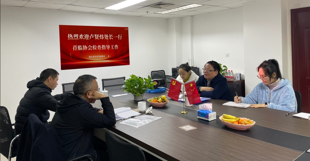 重庆市乡村振兴局社会扶贫处卢贤炜处长一行 莅临协会检查指导工作(图5) 重庆市乡村振兴局社会扶贫处卢贤炜处长一行 莅临协会检查指导工作(图5)